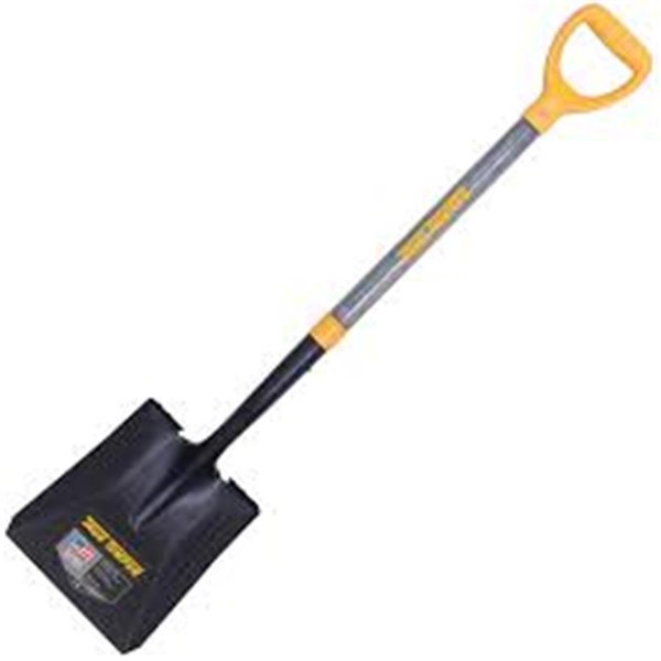 Grandoldgarden 43 in Square Point Shovel W/ Wood Handle and D-Grip GR86082